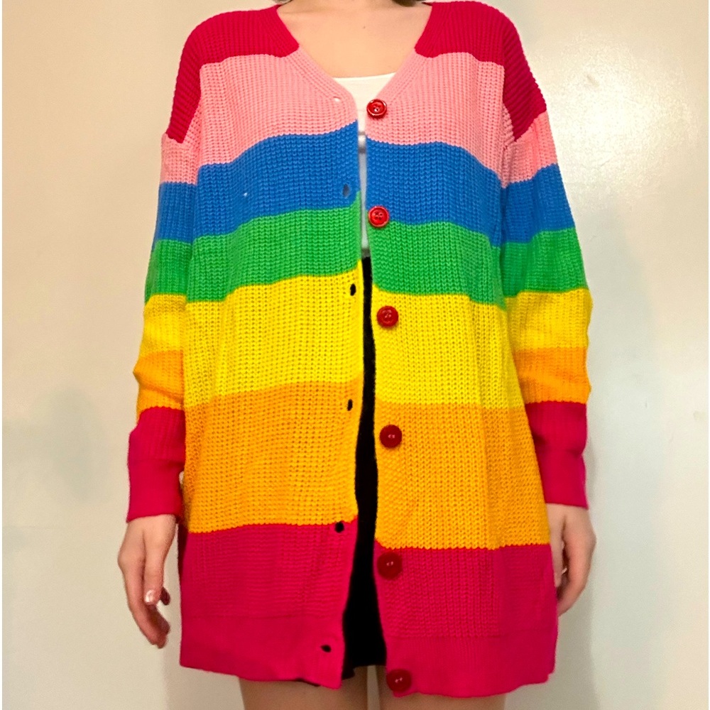 Rainbow cardigan